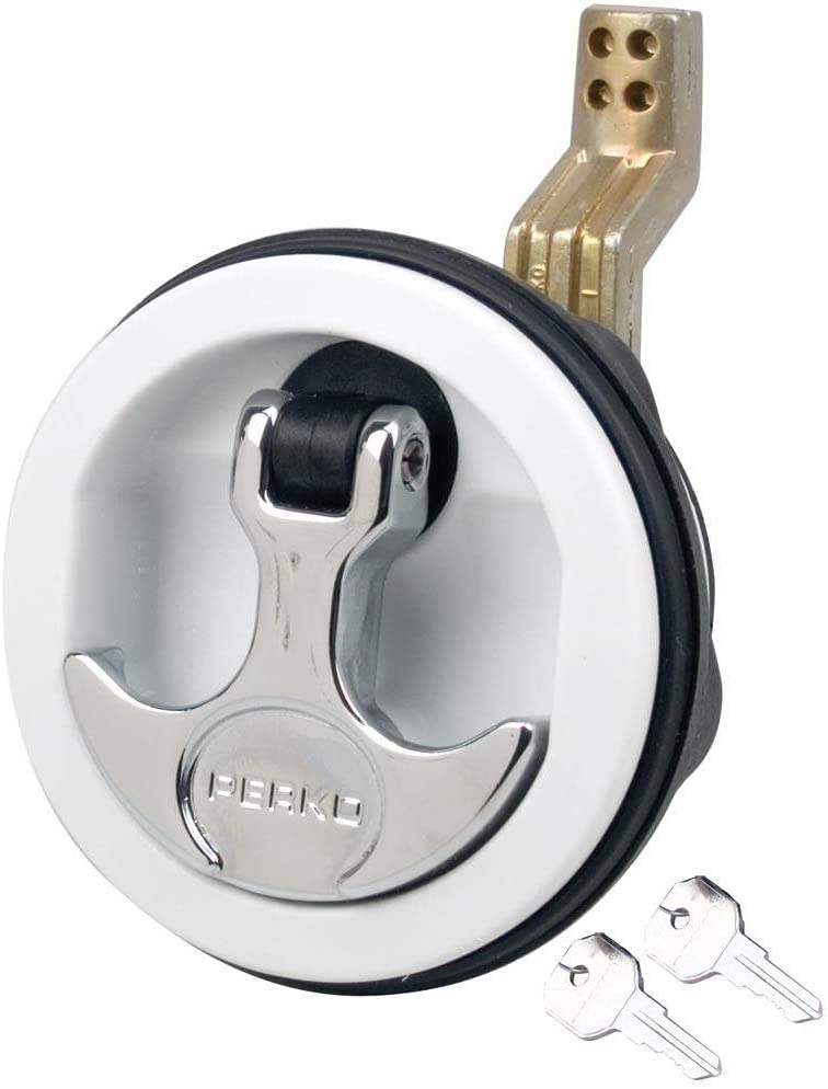Perko - “T" Handle Flush Lock and Latches, Part No. 1091DP1WHT