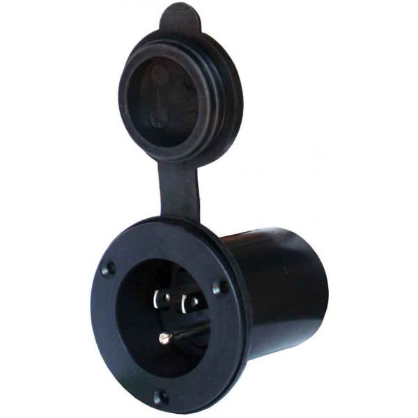 Powermania - Ac Plug Port, Part No. 10501 - AC Plug Black