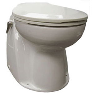 Raritan - Atlantes Freedom Electric Toilets with Anti-Clog Vortex-Vac Discharge System, Part No. AVHWR01201 - 12 Volts - 20 Amps