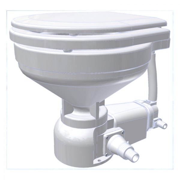 Raritan - Sea Era Macerating Electric Toilets, Part No. 160MI012