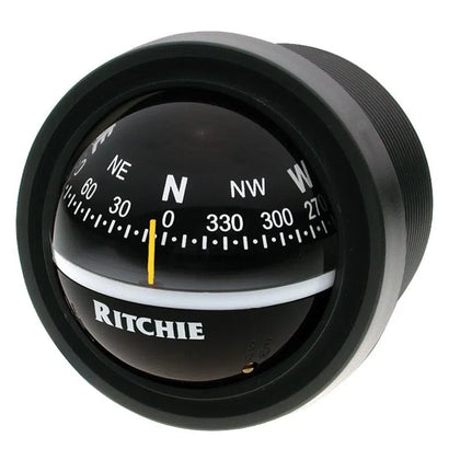 Ritchie - Dash Mount Compasses, Black - Explorer, Part No. V57.2