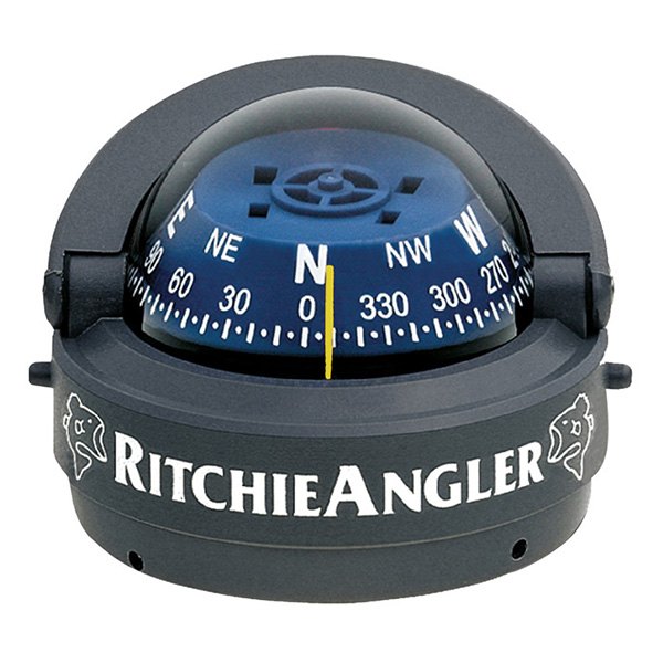 Ritchie - Flush Mount Compasses, Black - Angler, Part No. RA-93