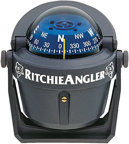 Ritchie - RA-91 - AnglerTM Black Bracket Mount Direct-Read Dial Compass , Part No HF-742