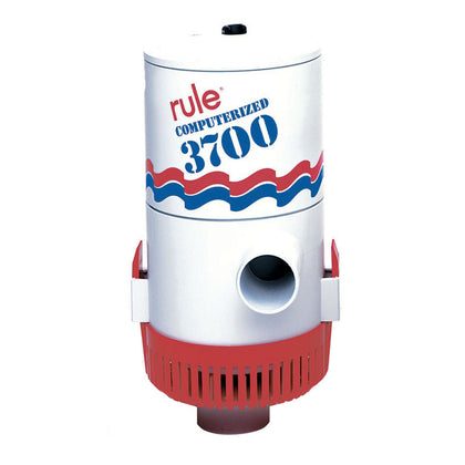 Rule - 3700 Computerized Submersible Pump, Part No. 55S - Volts 12 DC - GPH 3700