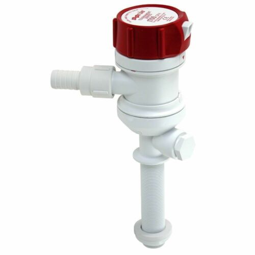 Rule - Livewell Aerator Tournament Series Pumps, Part No. 405STC - G.P.H. 1100 - Straight / 3/4" Straight / 4-3/4"