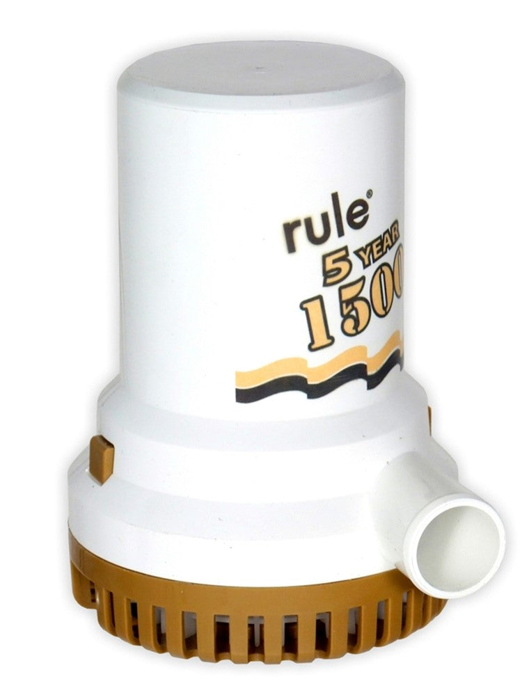 Rule - Submersible Gold Series Bilge Pumps, Part No. 04 - Amps 7.0 - GPH 1500