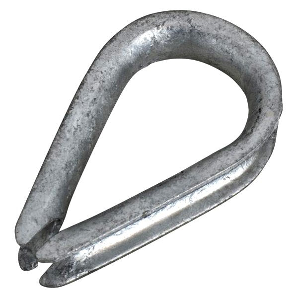 Sea-Dog Line - Wire Rope Thimbles Stainless Steel And Galvanized, Part No. 172026 - Size