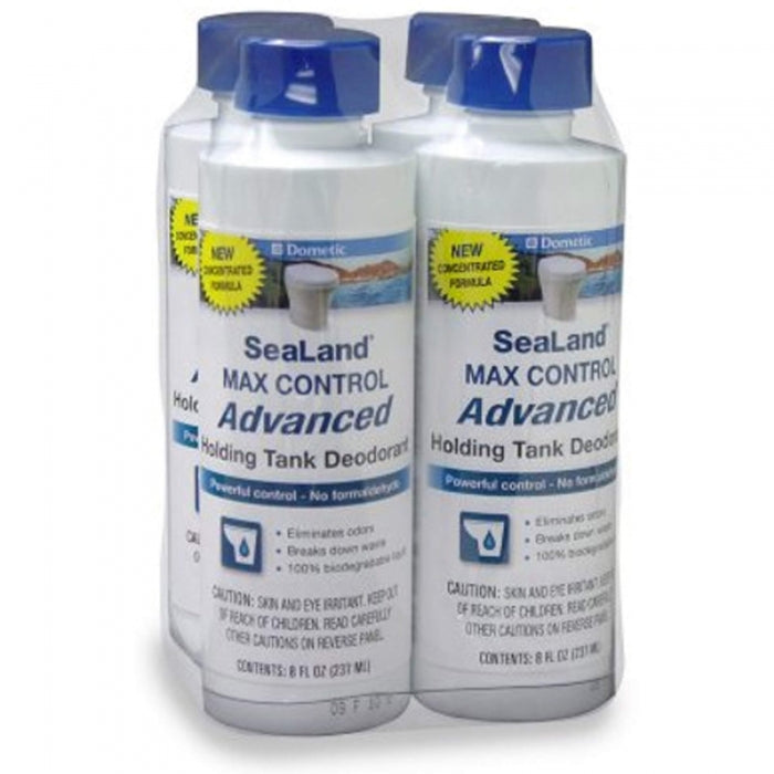 SeaLand - Toilet and Tank Products Toilet Tissue and Tank Deodorants, Part No. 379700029 - 4-pack – 8-oz. MAX CONTROL liquid holding tank deodorant