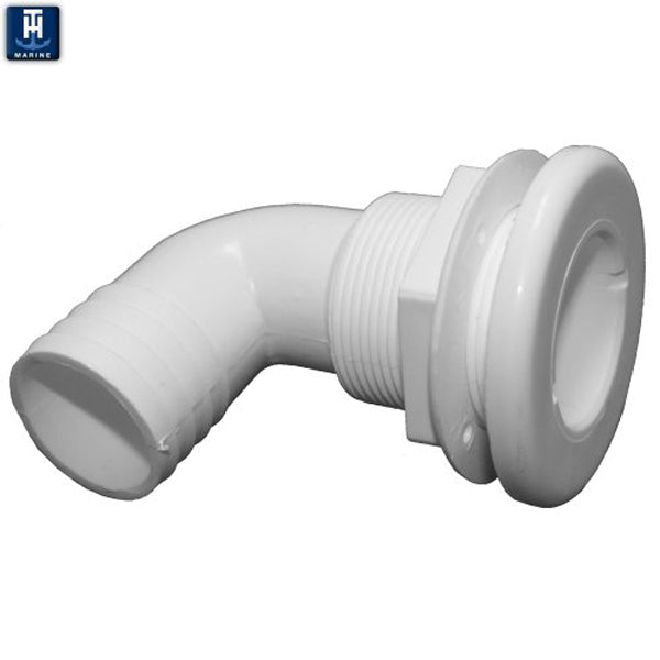 TH Marine - Double Nut Thru-Hull Fitting, Part No. TH-92-DP - Hose I.D. 1-5/8