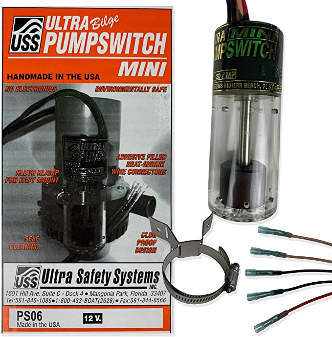 Ultra Safety Systems - Ultra Pump Switches Mini, Part No. UPS-06-12V