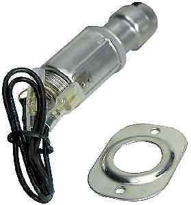 Whitecap - Cigarette Lighter with Light Stainless Steel 12-Volt, Part No. S-2700S