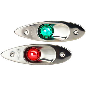 Whitecap - Flush-Mount Side Lights Stainless Steel