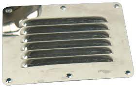 Whitecap - Stainless Steel Louvered Vents , Part No. S-1326