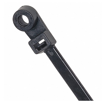 Mize Wire - Ring Cable Ties , Part No NT14R-50, Color Black, Length 15