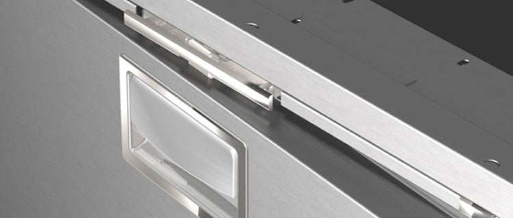 Vitrifrigo Stainless Steel Refrigerator and Drawer Freezer DW360IXD4-EXV-1 Adjustable Flange