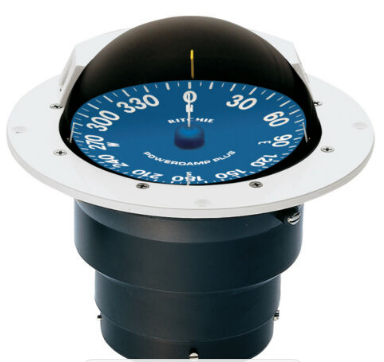 Ritchie - Flush-MountHigh-Speed Compasses Black & White Supersport Series, Part No SS-5000W-12 , White