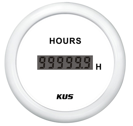 KUS - Digital Hourmeters , Part No. JMV00019 , White