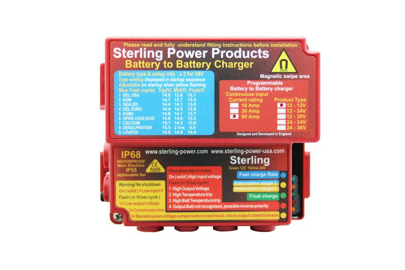 Sterling Power BBW1260 60amp Battery to Battery Charger 12V to 12V
